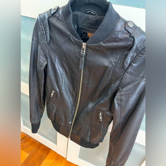 MACKAGE Leather Bomber Jacket 🔥 - Picture 4 of 4